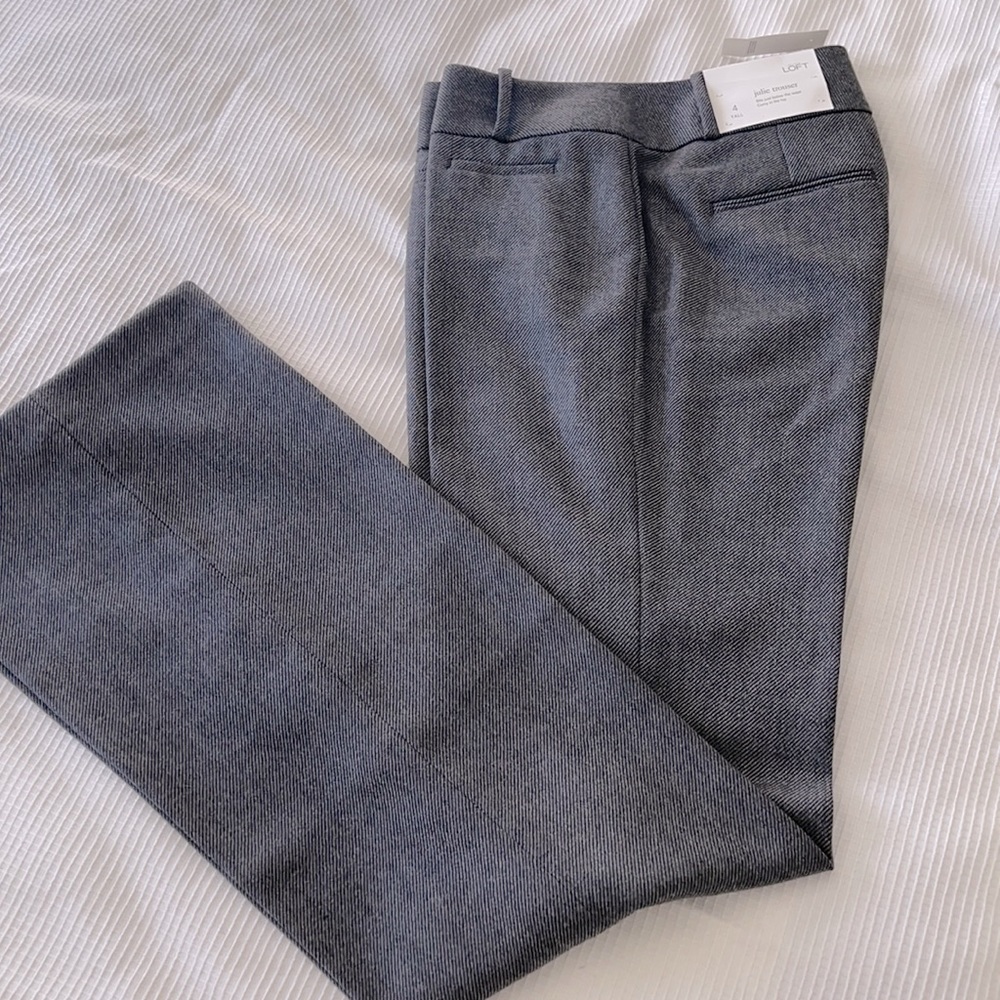Curvy Straight Pants in Houndstooth Size 4 Tall